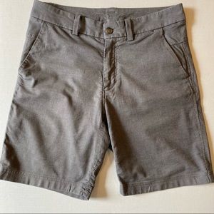 Mens Lululemon Shorts Chino Golf Size 30 On The Move Active Gray